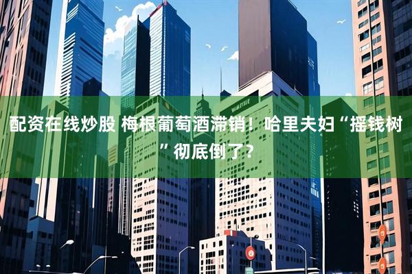 配资在线炒股 梅根葡萄酒滞销！哈里夫妇“摇钱树”彻底倒了？